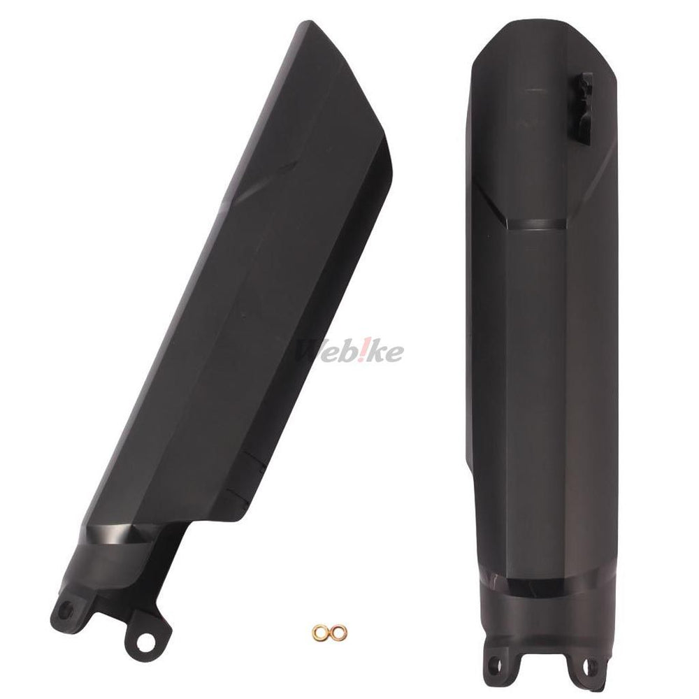 FULL WRAP FORK GUARDS, BLACK