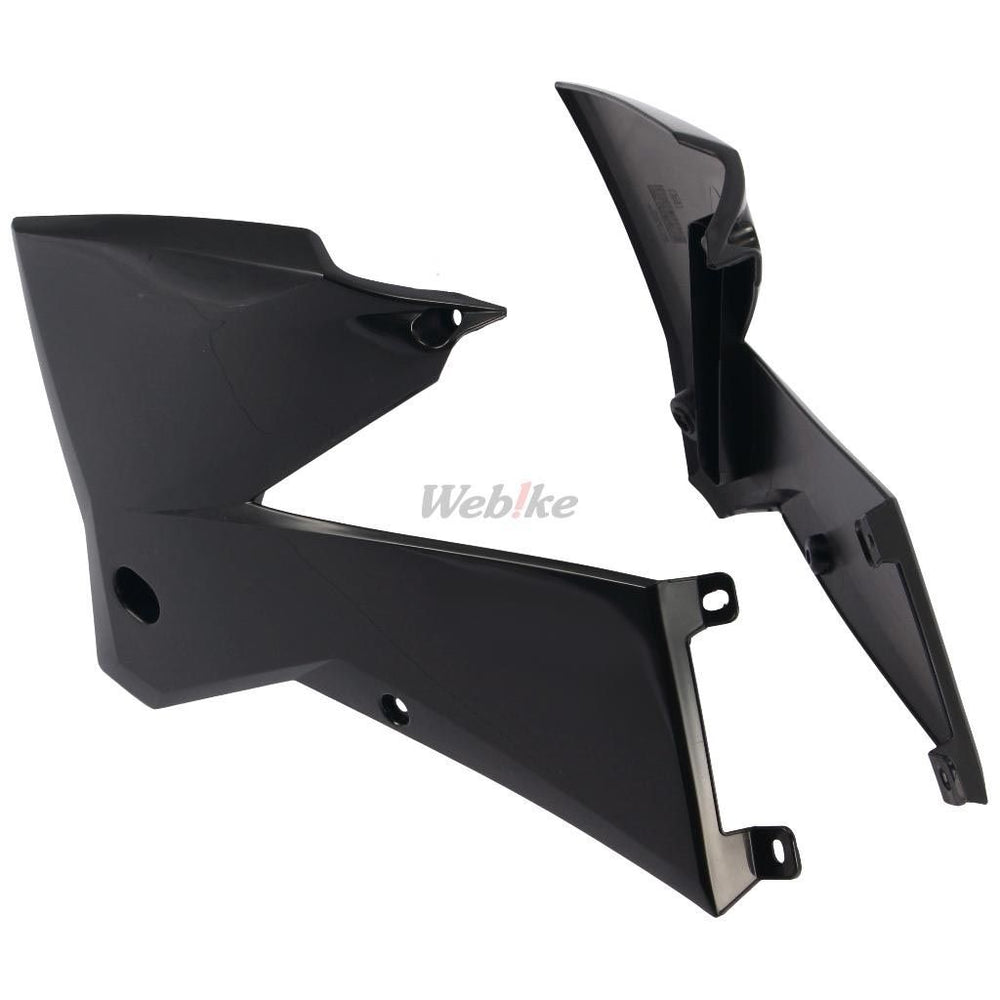 RADIATOR SCOOPS, BLACK