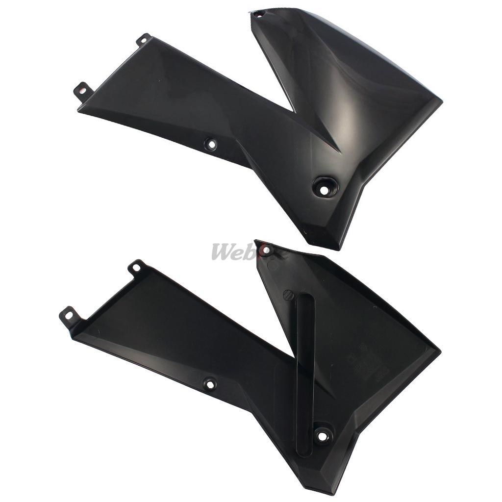 RADIATOR SCOOPS, BLACK