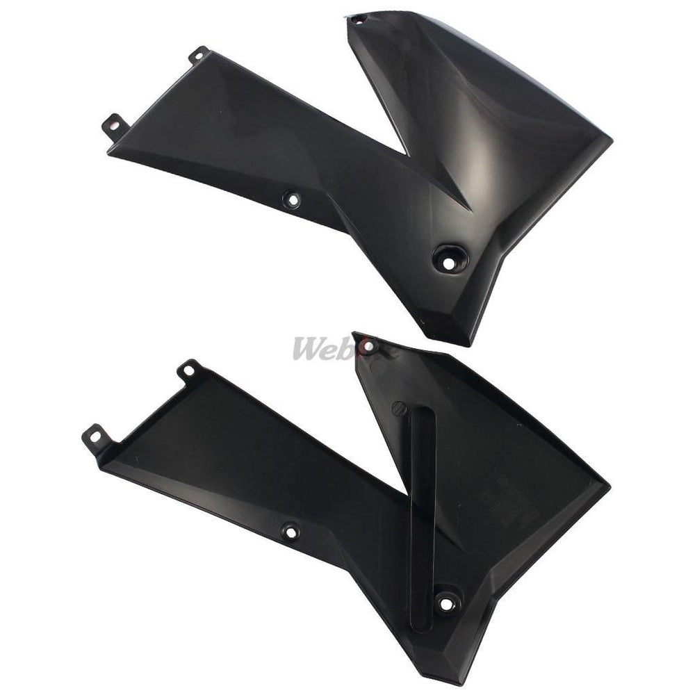 RADIATOR SCOOPS, BLACK