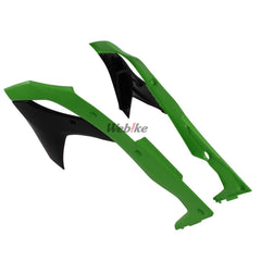 POLISPORT RADIATOR COVERS BLACK/GREEN | 8412300001