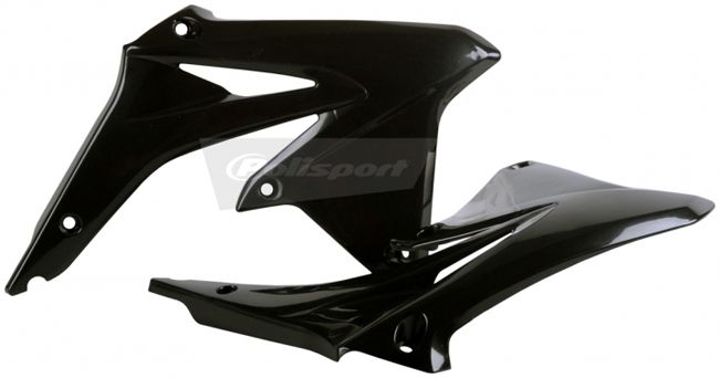 POLISPORT RADIATOR COVERS BLACK | 8412500002