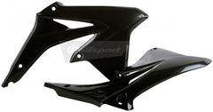 POLISPORT RADIATOR COVERS BLACK | 8412500002