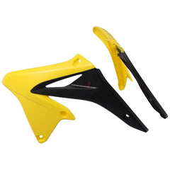 POLISPORT RADIATOR COVERS BLACK/YELLOW | 8413600003
