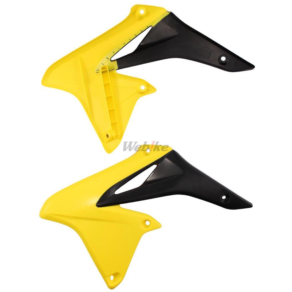 POLISPORT RADIATOR COVERS BLACK/YELLOW | 8413600003