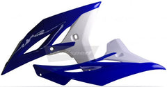 POLISPORT RADIATOR COVERS BLUE/WHITE | 8413700006