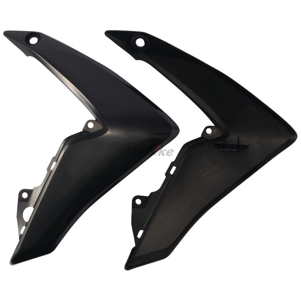 UPPER RADIATOR SCOOPS, BLACK