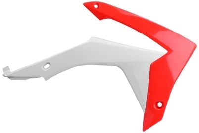POLISPORT RADIATOR COVER CR250F 14-17/450 13-16 RED/WHITE | 8417100001