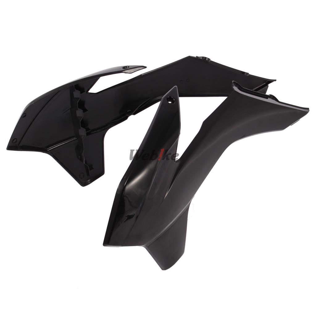 RADIATOR SCOOPS, BLACK