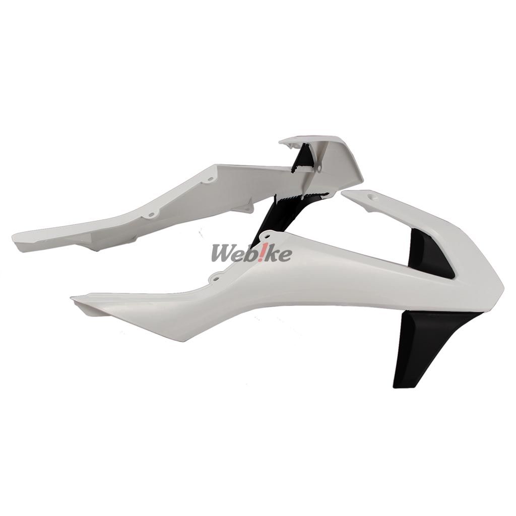 POLISPORT RADIATOR COVERS WHITE/BLACK | 8417800004
