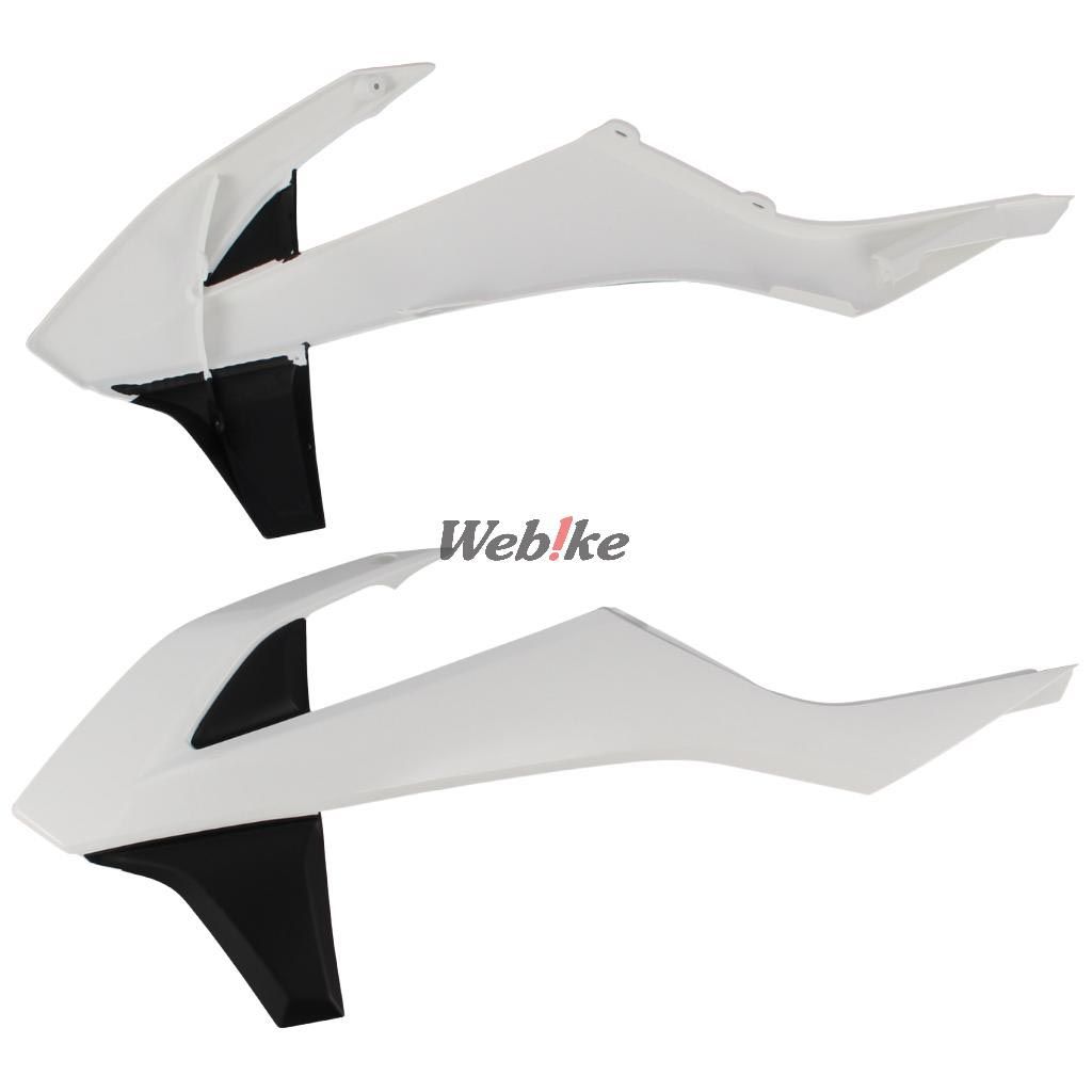 POLISPORT RADIATOR COVERS WHITE/BLACK | 8417800004