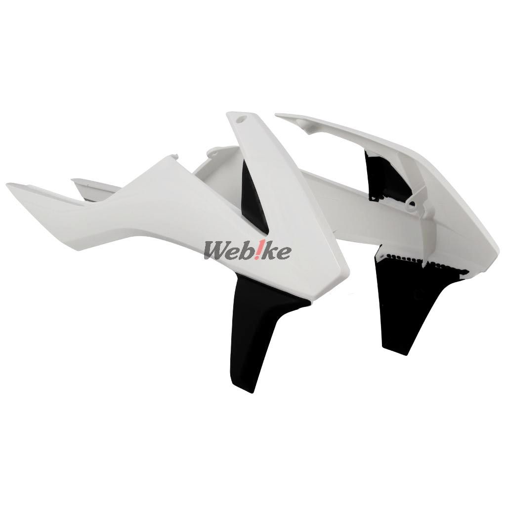 POLISPORT RADIATOR COVERS WHITE/BLACK | 8417800004