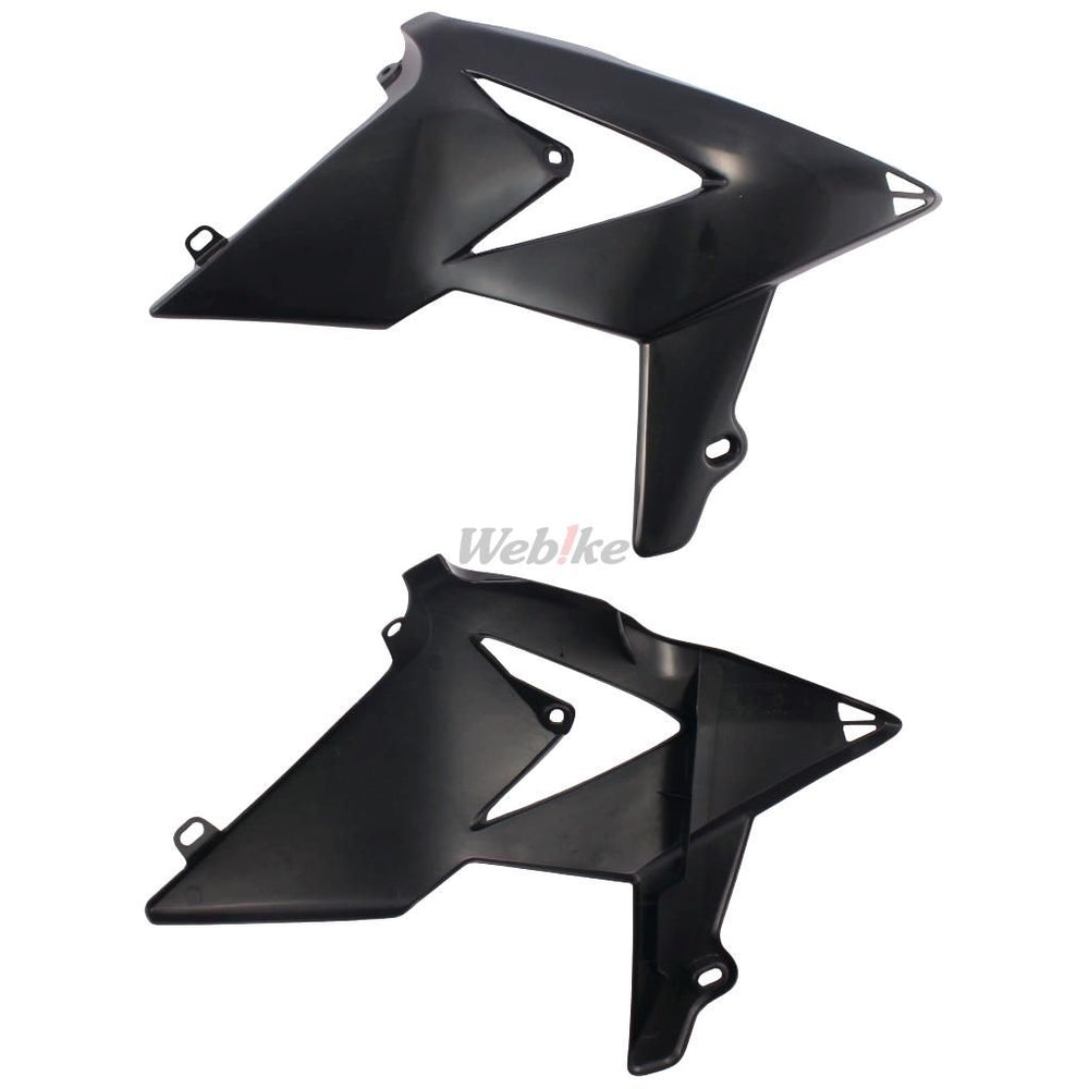 POLISPORT RADIATOR COVERS BLACK | 8418500003