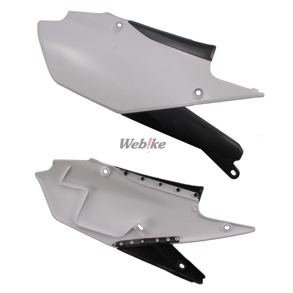 POLISPORT REAR FENDER WITH SIDE PANELS WHITE | 8419900002
