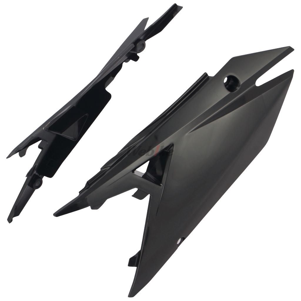 POLISPORT REAR FENDER WITH SIDE PANELS BLACK | 8421200003
