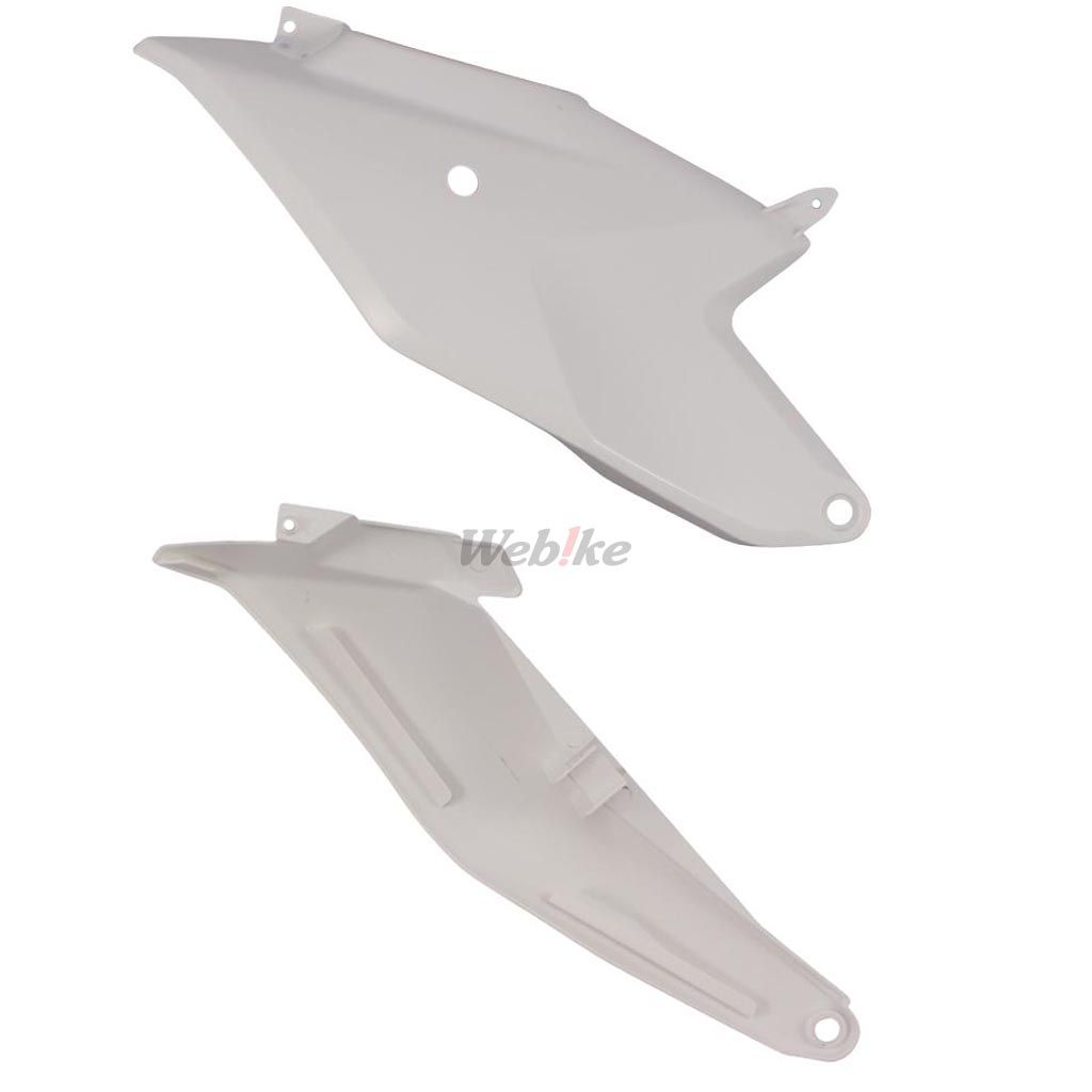 POLISPORT REAR FENDER WITH SIDE PANELS WHITE | 8421400001