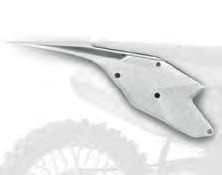 POLISPORT REAR FENDER WITH SIDE PANELS WHITE | 8421400001