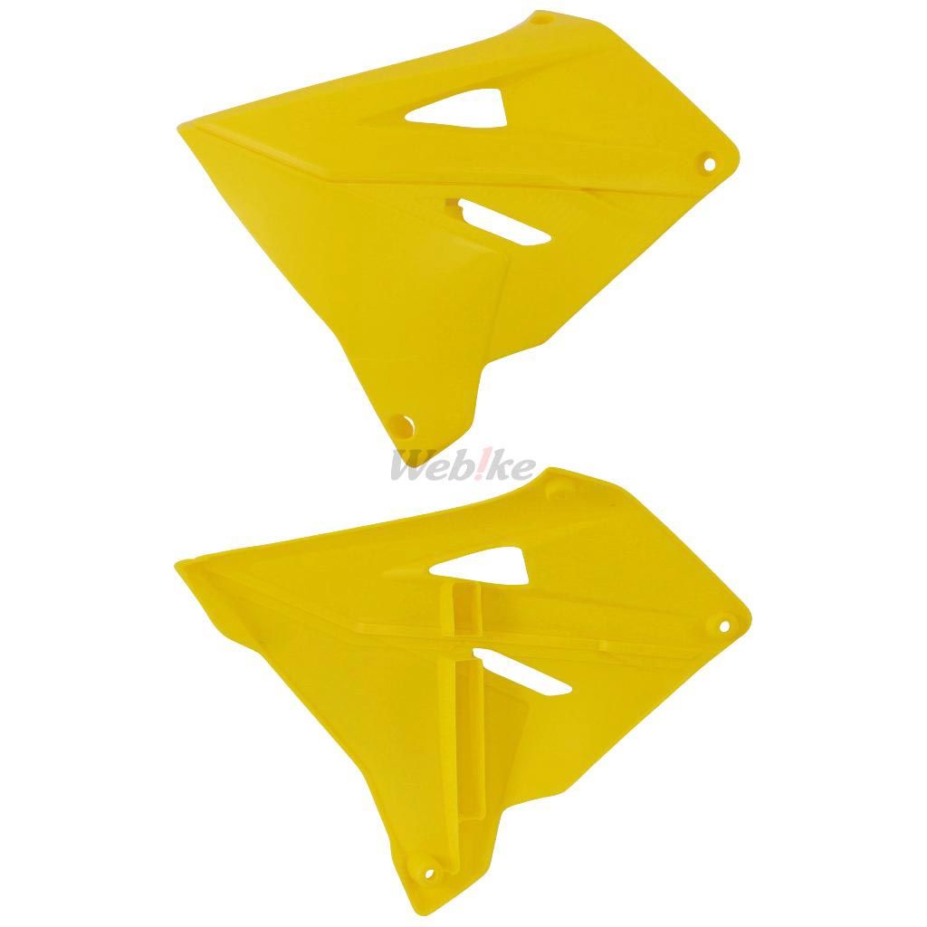RADIATOR SCOOPS, YELLOW/YELLOW