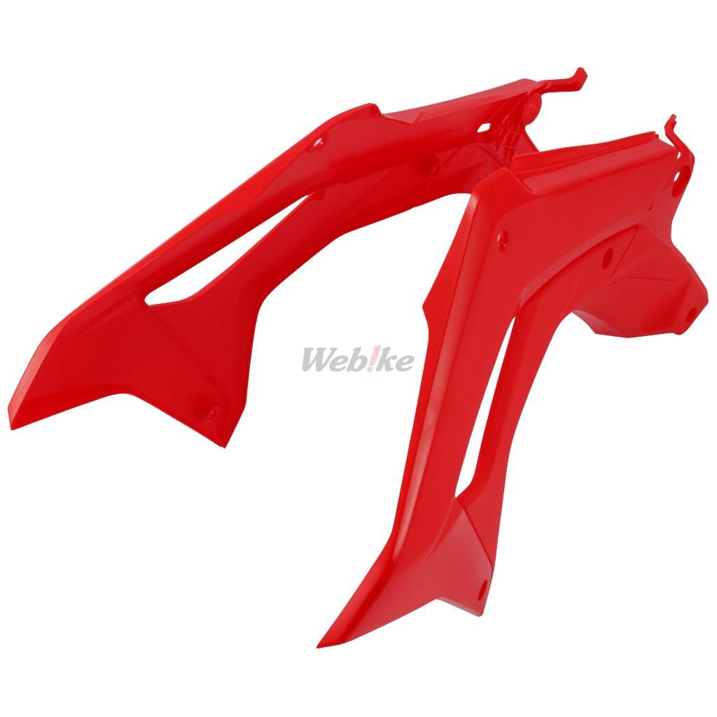 RADIATOR SCOOPS, RED