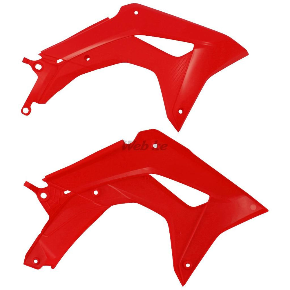 RADIATOR SCOOPS, RED