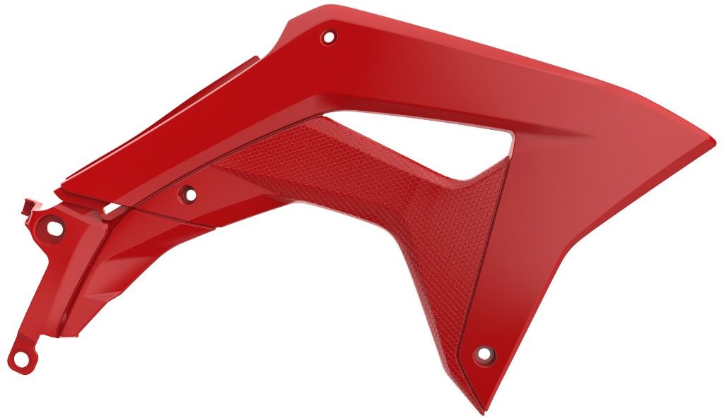 RADIATOR SCOOPS, RED