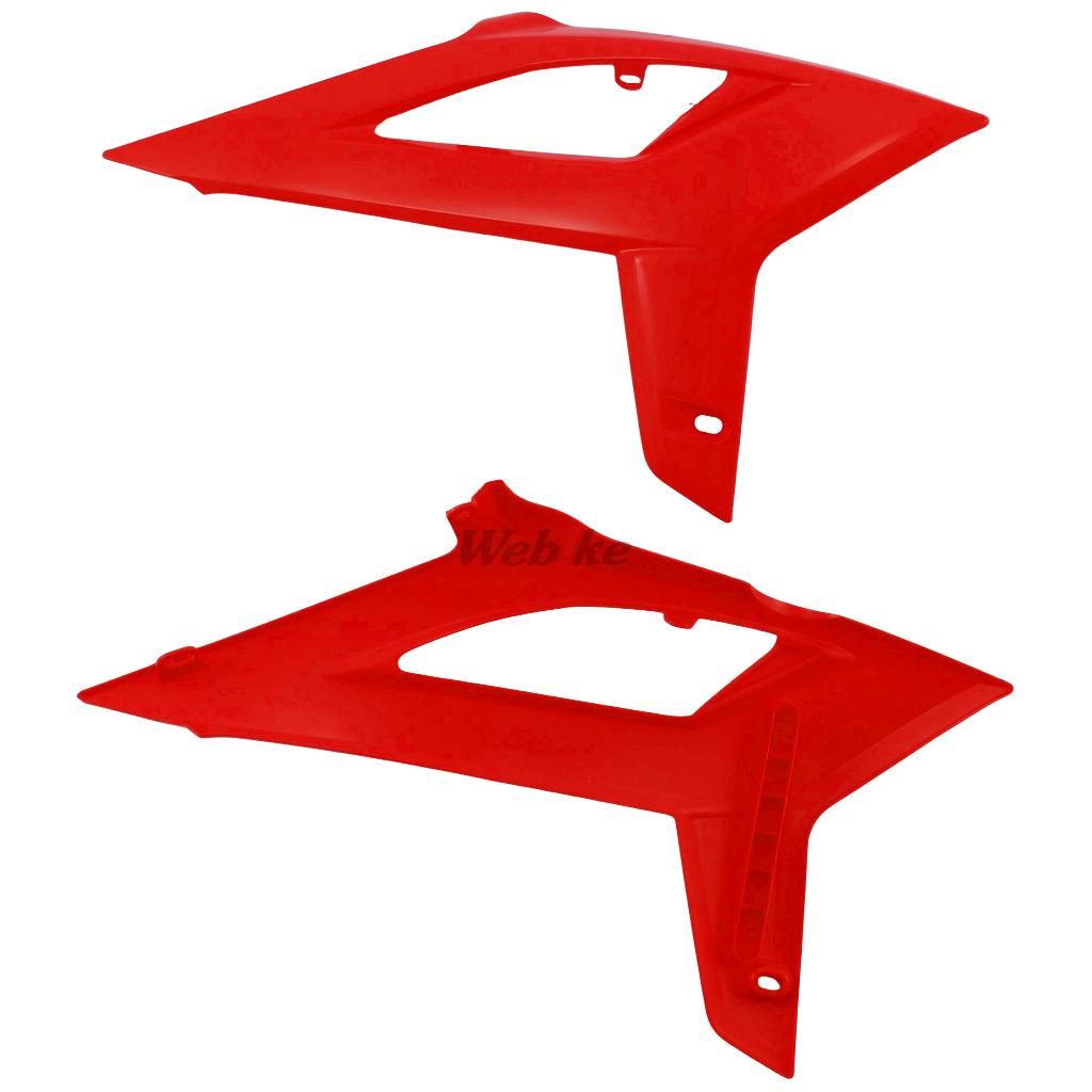 RADIATOR SCOOPS, RED