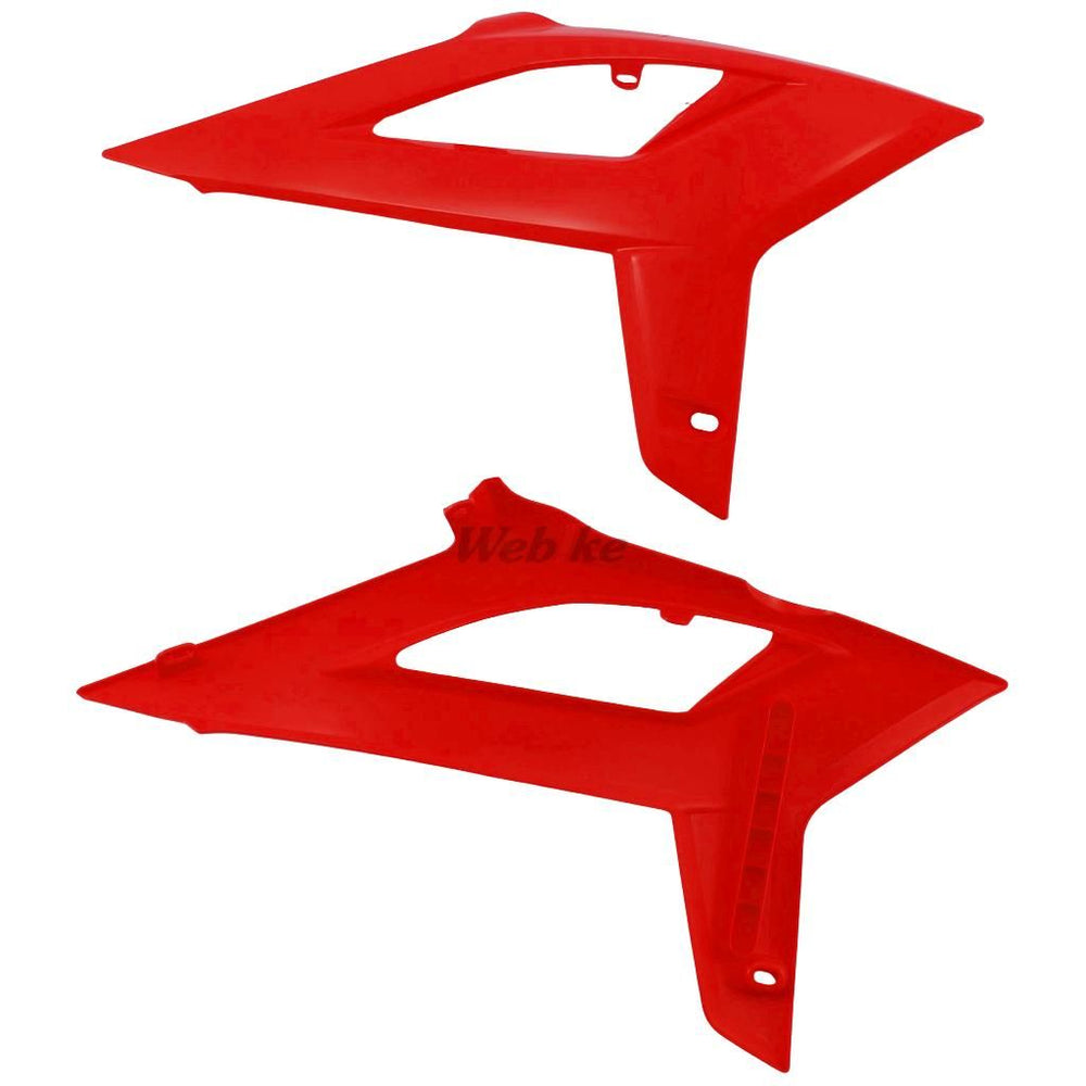 RADIATOR SCOOPS, RED
