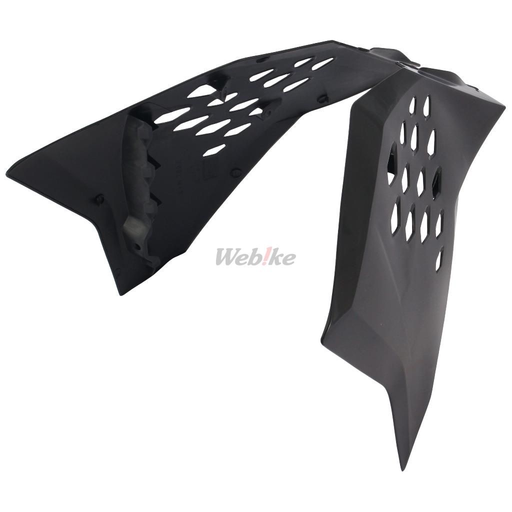 POLISPORT RADIATOR COVERS BLACK | 8428200001