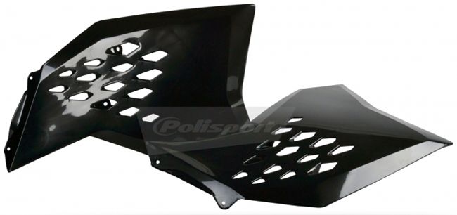POLISPORT RADIATOR COVERS BLACK | 8428200001