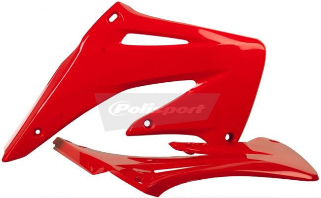 POLISPORT RADIATOR COVER CRF450 02-04 RED | 8429000011