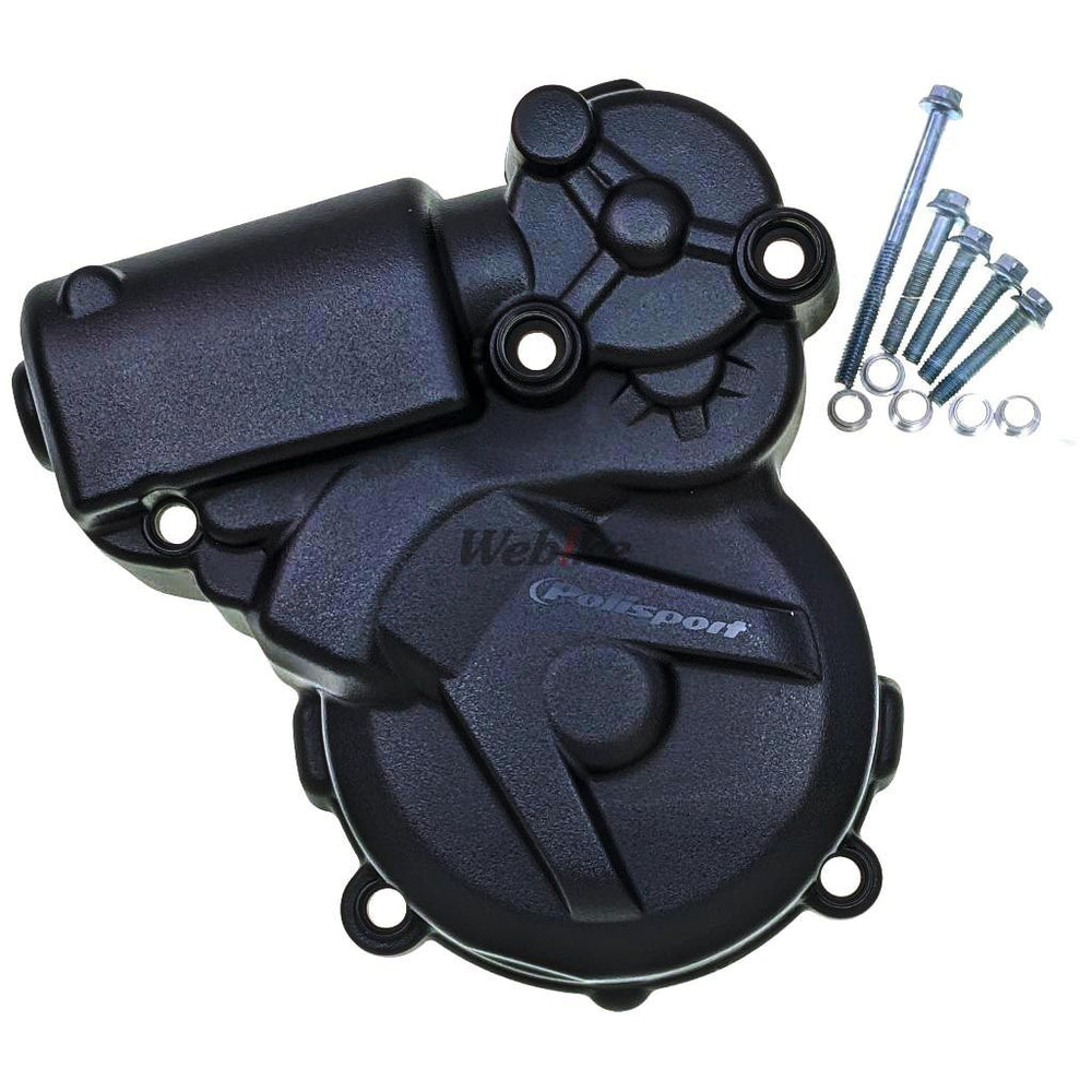 POLISPORT IGNITION COVER PROTECTOR FOR KTM/HUSQVARNA BLACK | 8464300001