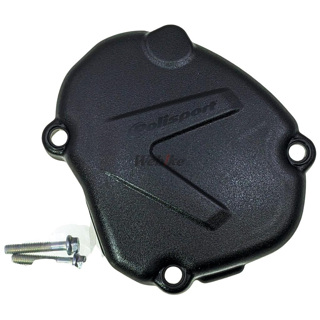 POLISPORT IGNITION COVER PROTECTOR FOR YAMAHA YZ125 BLACK | 8464400001
