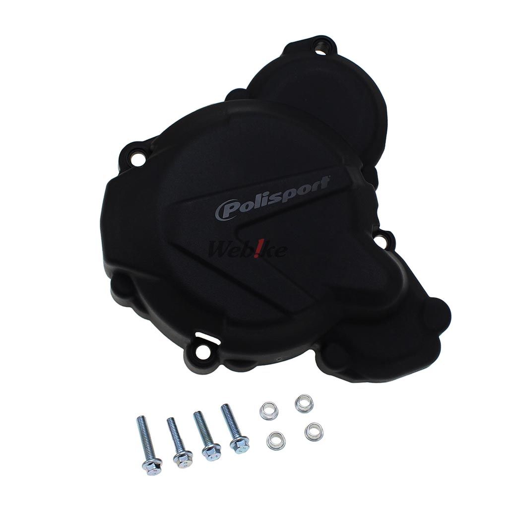 POLISPORT IGNTION COVER FOR KTM EXC TPI BLACK | 8467500001
