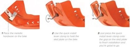 POLISPORT FORTRESS SKID PLATE BK | 8468800001
