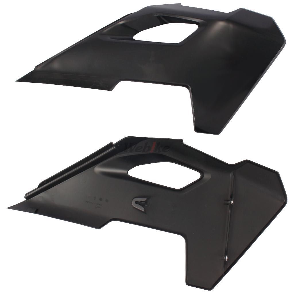 RADIATOR SCOOPS, BLACK