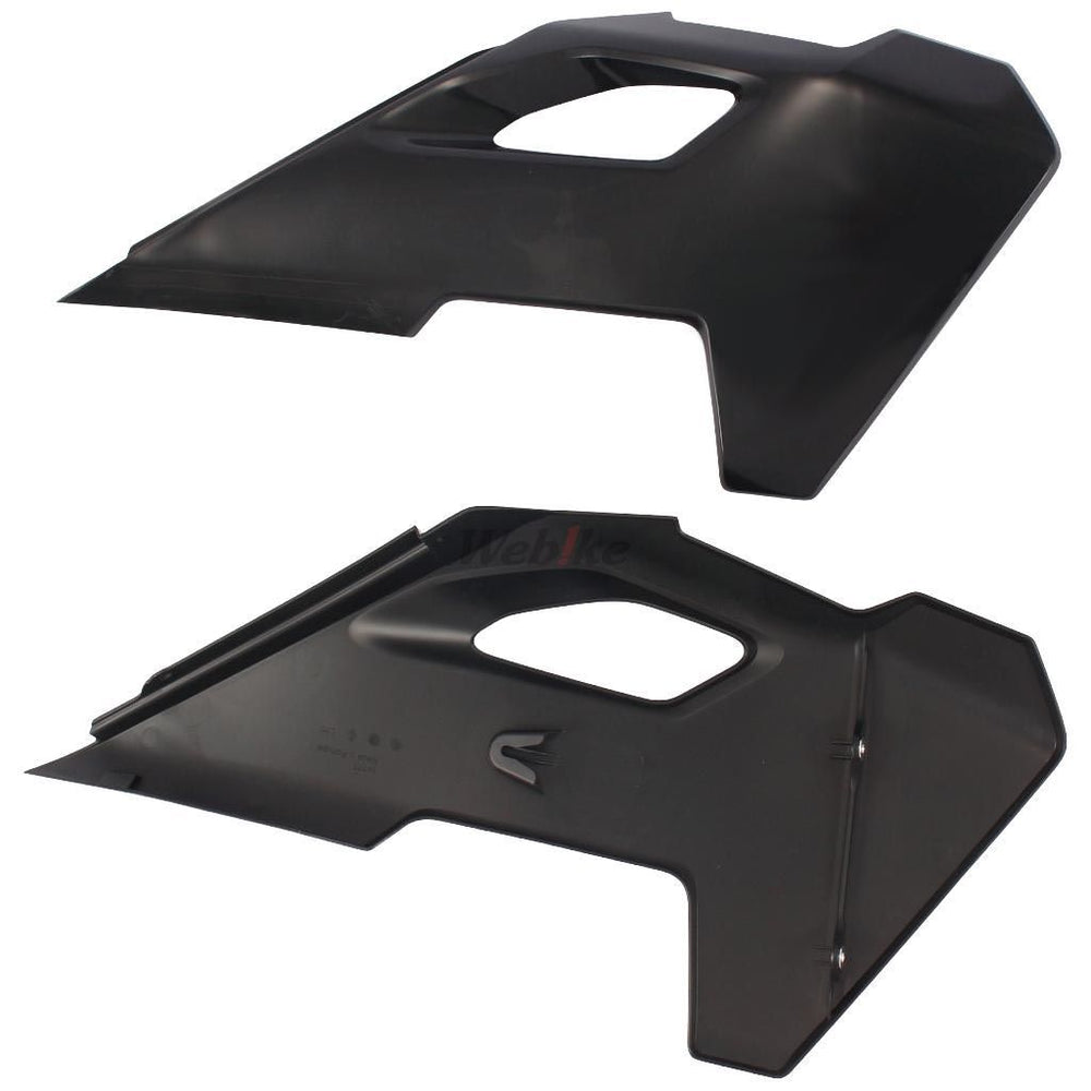 RADIATOR SCOOPS, BLACK