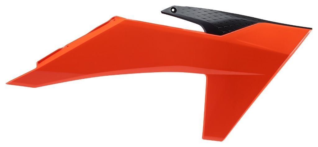 RADIATOR SCOOPS, BLACK/ORANGE
