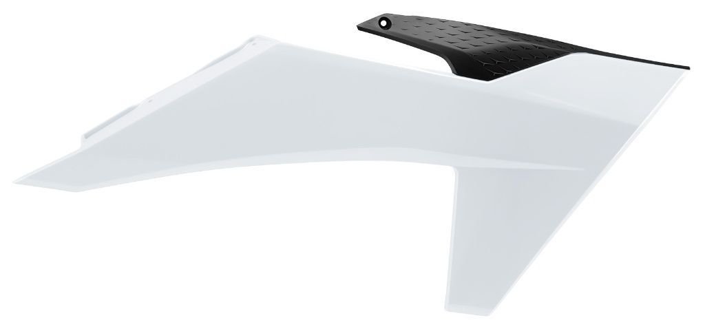 RADIATOR SCOOPS, BLACK/WHITE OEM color