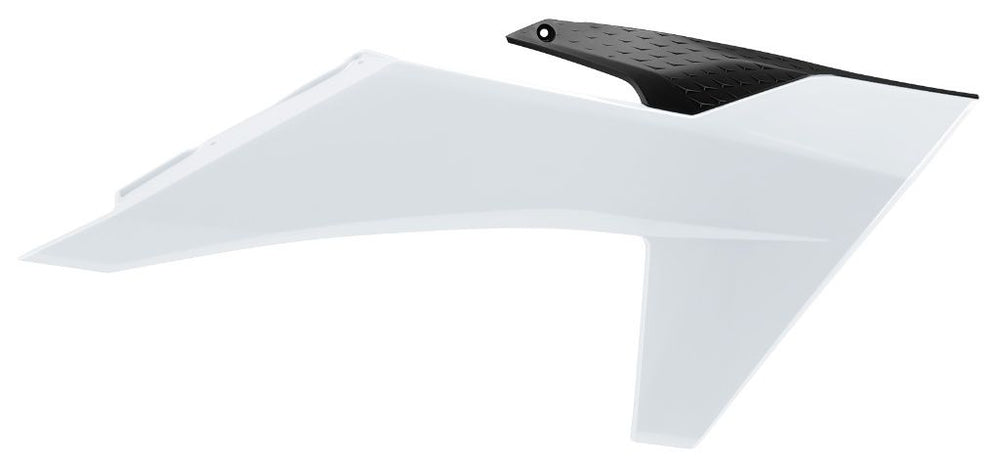 RADIATOR SCOOPS, BLACK/WHITE OEM color