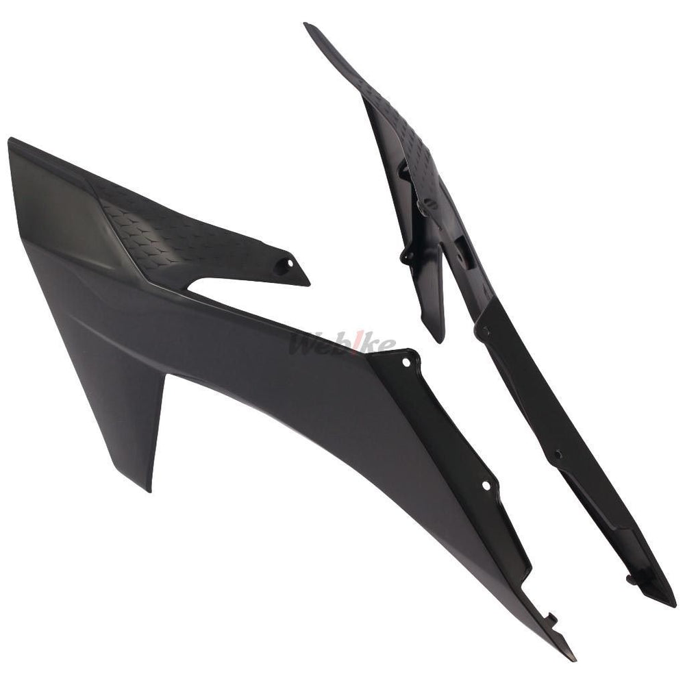 RADIATOR SCOOPS, BLACK