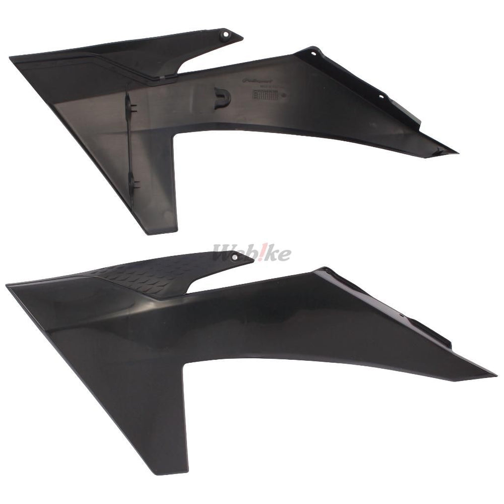 RADIATOR SCOOPS, BLACK