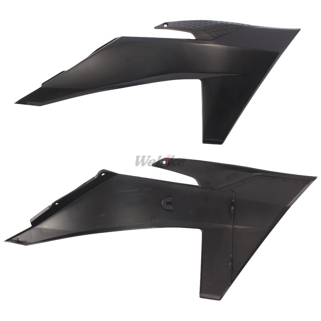 RADIATOR SCOOPS, BLACK