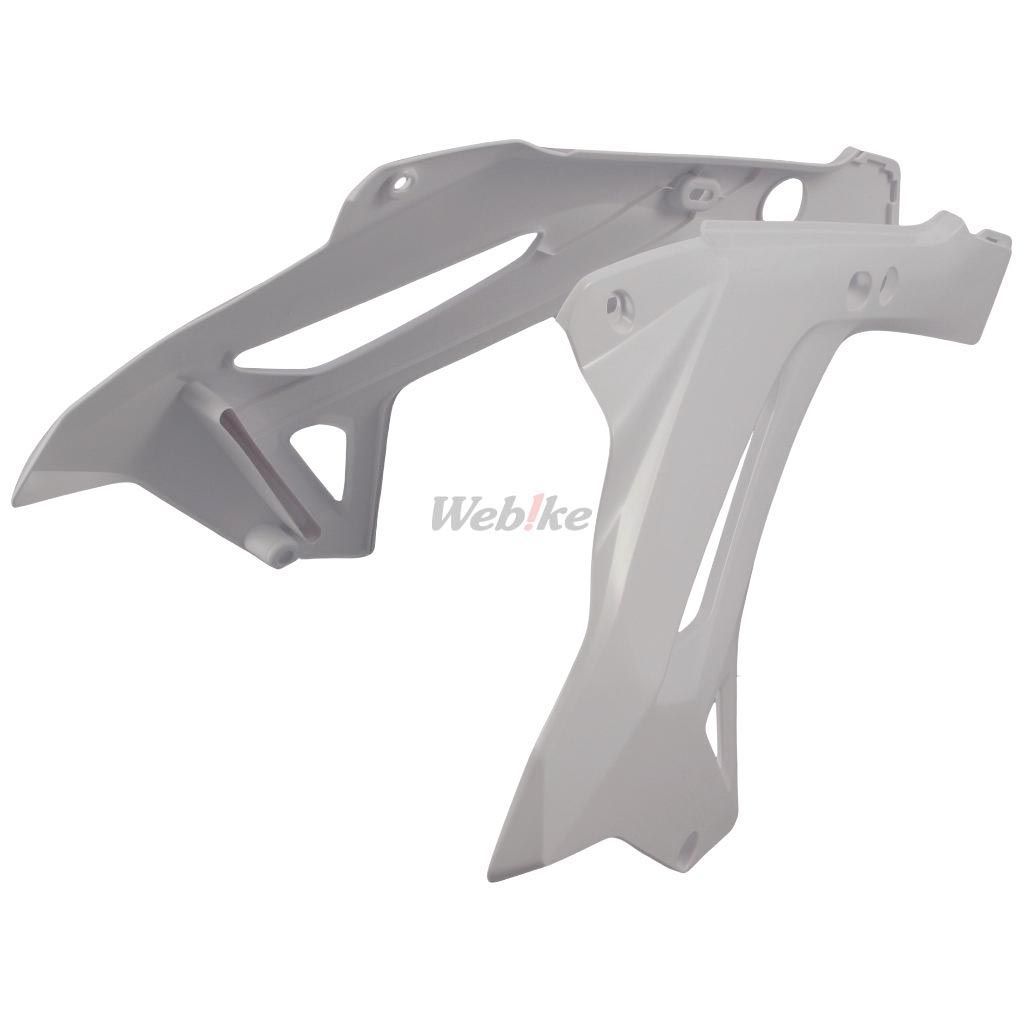 RADIATOR SCOOPS, WHITE