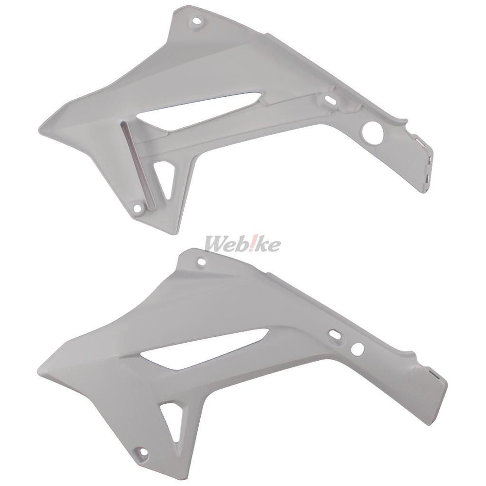 RADIATOR SCOOPS, WHITE