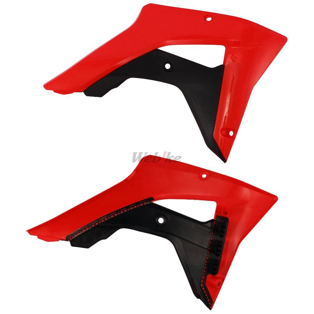 RADIATOR SCOOPS, RED