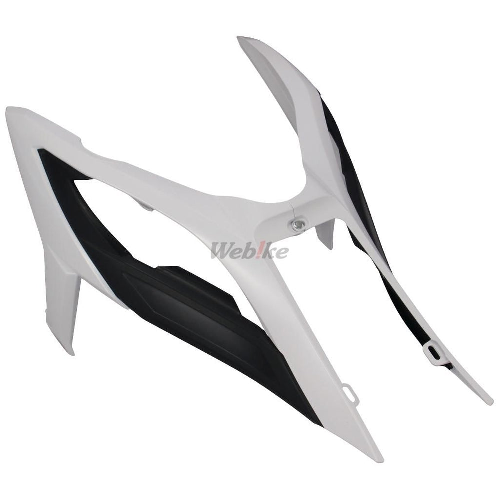 RADIATOR SCOOPS, WHITE/BLACK