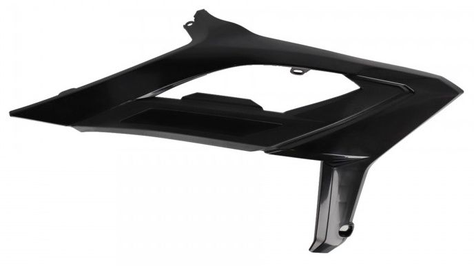 RADIATOR SCOOPS, BLACK/BLACK