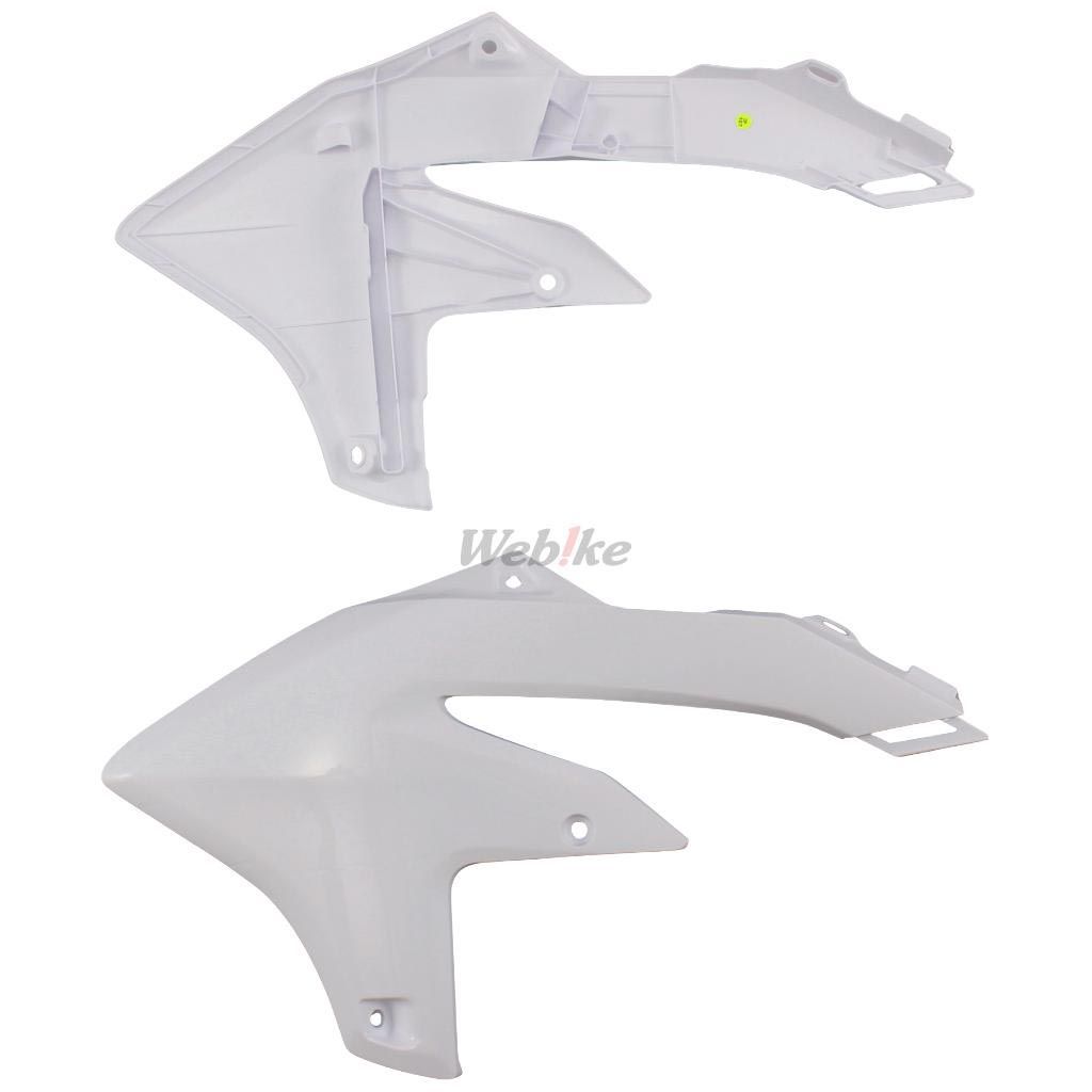 RADIATOR SCOOPS, WHITE