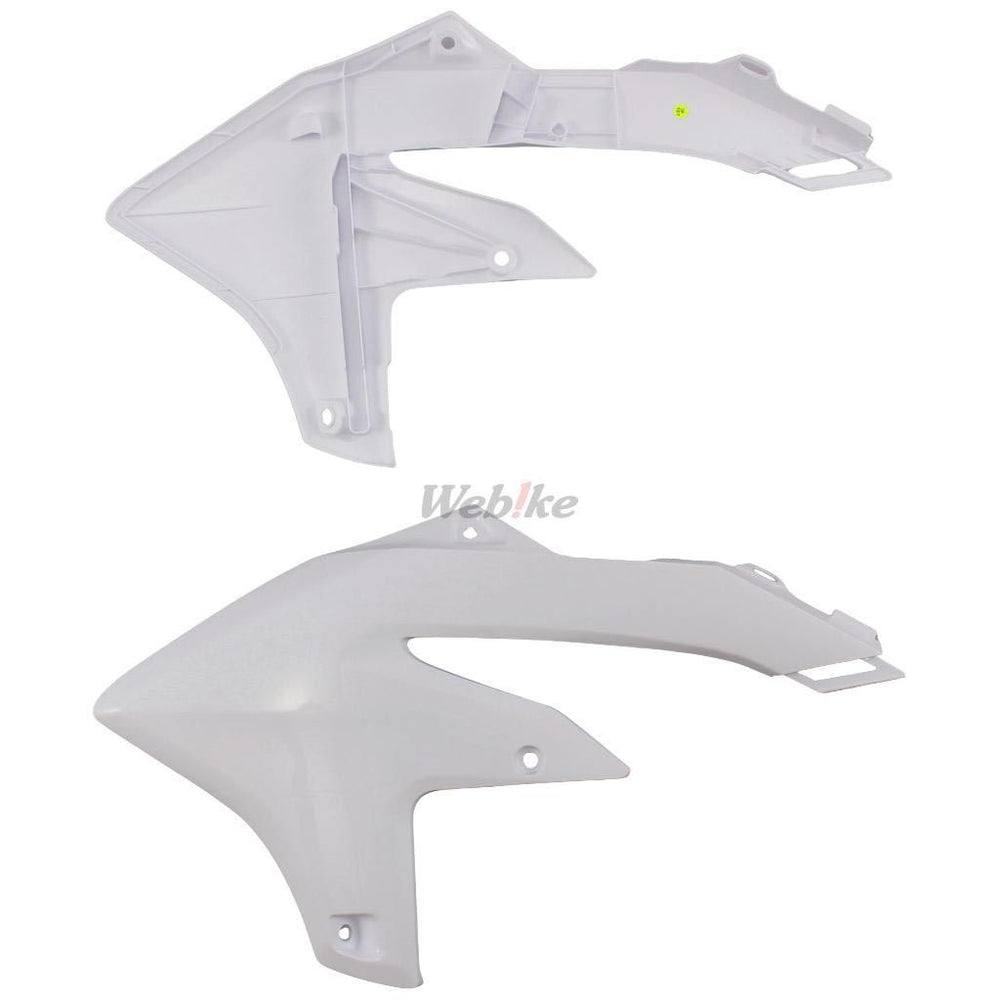 RADIATOR SCOOPS, WHITE
