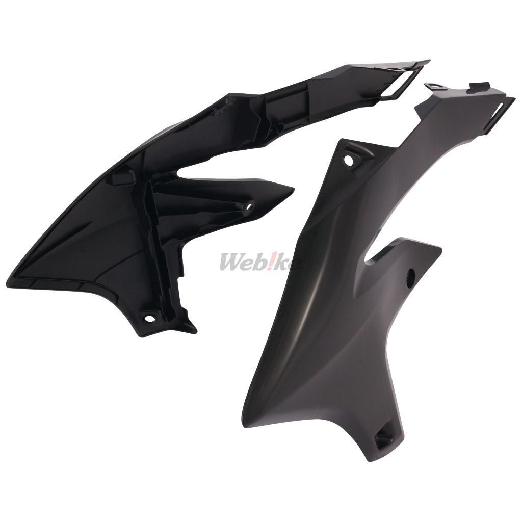 RADIATOR SCOOPS, BLACK